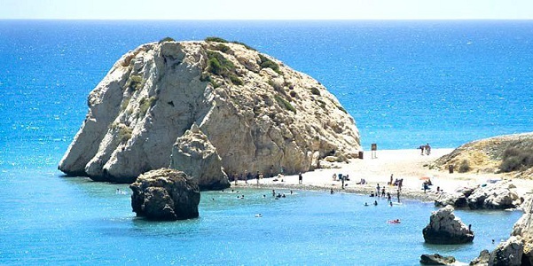 La bianchissima spiaggia di Agia Napa