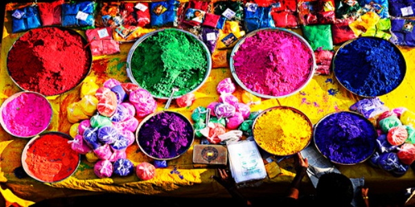 Pigmenti e polveri colorate