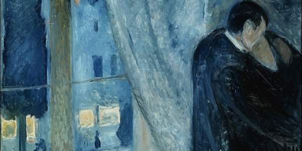 Edvard Munch, “Bacio alla finestra”, 1892